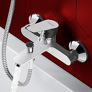 Набор смесителей с душевой колонной Dorff Prime D4094036 хром купить в интернет-магазине сантехники Sanbest