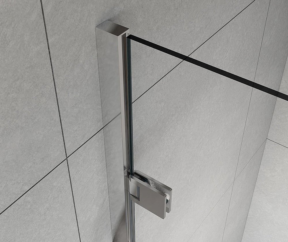 Душевая дверь Vincea FLEX VDP-1F 90 черный/тонированное купить в интернет-магазине Sanbest