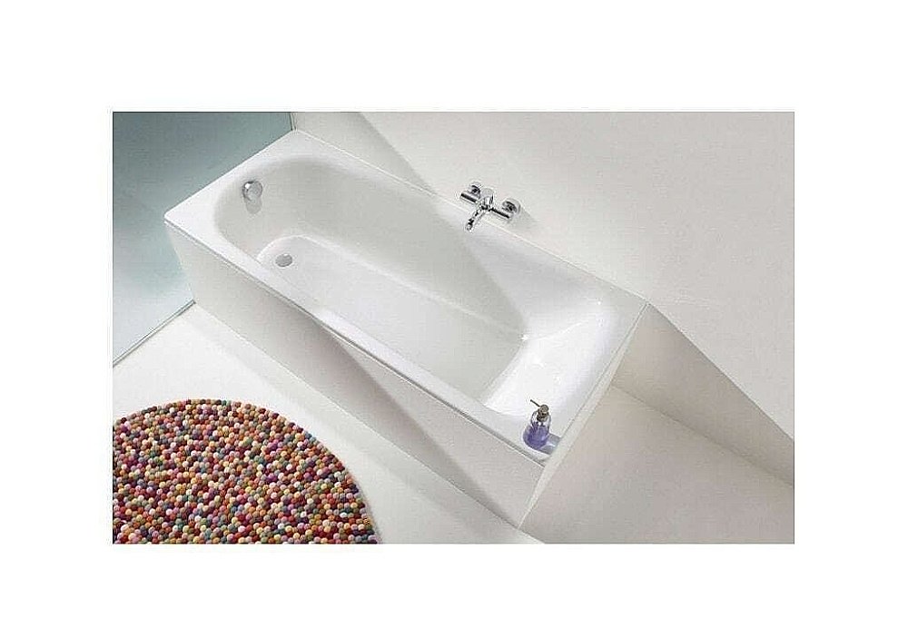 Ванна стальная Kaldewei Saniform Plus 375-1 180x80 112830003001 Antislip Perl-Effekt белый купить в интернет-магазине Sanbest