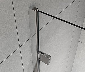 Душевая дверь Vincea FLEX VDP-1F 90 черный/тонированное купить в интернет-магазине Sanbest