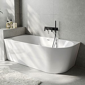 Ванна акриловая Abber 140х70 AB9502-1.4 белая купить в интернет-магазине Sanbest
