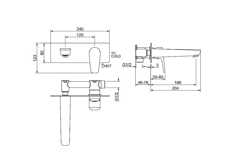 Смеситель для раковины Aquatek Бетта AQ1113CR хром купить в интернет-магазине сантехники Sanbest