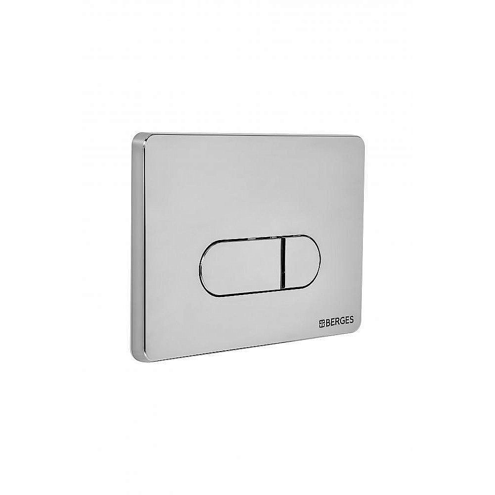 Кнопка для инсталляции BERGES NOVUM D3 хром купить в интернет-магазине сантехники Sanbest
