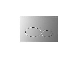Кнопка для инсталляции Aquatek KDI-0000073 хром матовый (клавиши овальные) купить в интернет-магазине сантехники Sanbest