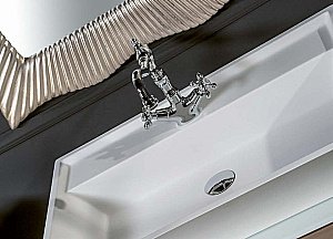 Тумба с раковиной Armadi Art Neoart 80 со столешницей белая для ванной в интернет-магазине Sanbest