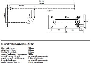 Oткидной пopучeнь Bemeta Help program 301102091 купить в интернет-магазине сантехники Sanbest