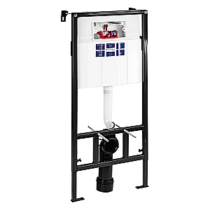 Инсталляция для унитаза Pestan Sava Fix Slim SET40006465 кнопка глянцевый хром/матовый хром купить в интернет-магазине сантехники Sanbest