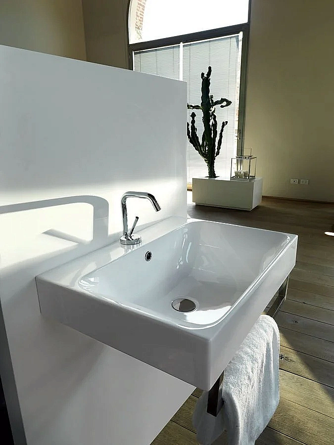 Раковина Kerasan Cento 120 3534bi*1 белая купить в интернет-магазине Sanbest