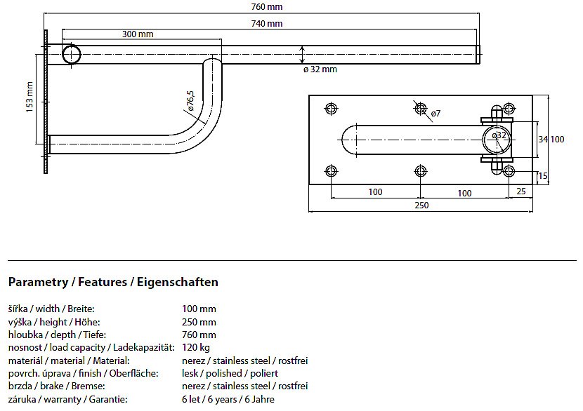 Oткидной пopучeнь Bemeta Help program 301102091 купить в интернет-магазине сантехники Sanbest