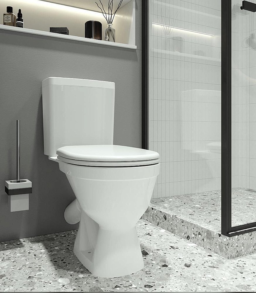 Унитаз-компакт Santek Уно 1WH501613 с бачком, с крышкой микролифт купить в интернет-магазине Sanbest