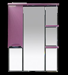 Зеркало со шкафом Misty Жасмин 74 розовая пленка в ванную от интернет-магазине сантехники Sanbest