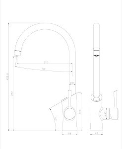 Смеситель для кухни Lemark Comfort LM3072C купить в интернет-магазине сантехники Sanbest