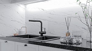 Смеситель для кухни Paulmark Dosse Do214418-AN антрацит купить в интернет-магазине сантехники Sanbest