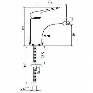 Набор смесителей PAINI Laguna LACRSET3 хром купить в интернет-магазине сантехники Sanbest