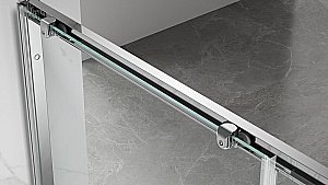 Душевой уголок Veconi Rovigo RV055-15090-02-C8 150х90 стекло pear/профиль хром купить в интернет-магазине Sanbest