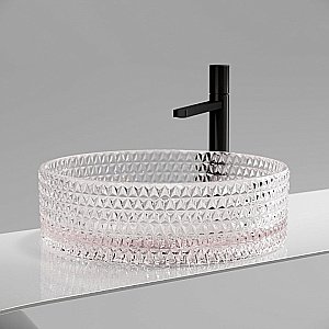 Раковина Ceramica Nova Cristal 36 CN6061 розовая купить в интернет-магазине Sanbest