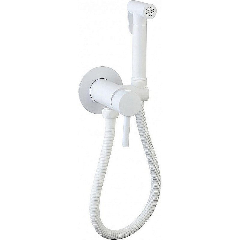 Гигиенический душ CeramaLux KRS/005 белый матовый купить в интернет-магазине сантехники Sanbest