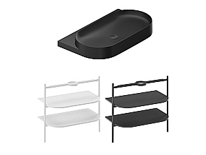 Раковина Ravak Yard 800 XJX0D080000 черный матовый купить в интернет-магазине Sanbest