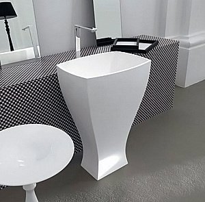 Раковина напольная Artceram Jazz 60 JZL006 01 00/ JZ13bi*1 белая купить в интернет-магазине Sanbest