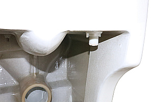 Унитаз моноблок Azario Scala AZ-8101 белый, безободковый, с крышкой микролифт, слив торнадо купить в интернет-магазине Sanbest