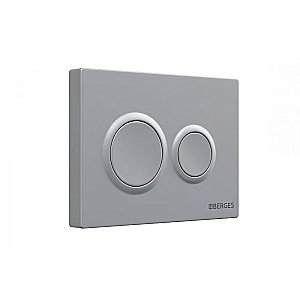 Кнопка для инсталляции BERGES NOVUM 040062 O2 матовый хром купить в интернет-магазине сантехники Sanbest