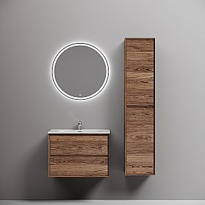 Тумба с раковиной Sancos Marmi 2.0 70 MR2.070ECH дуб чарльстон для ванной в интернет-магазине Sanbest