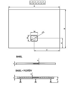 Душевой поддон Riho Basel 402 90x80 D005002005 белый  купить в интернет-магазине Sanbest