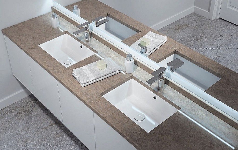 Раковина ISVEA Soluzione 56 10SZ77056SV белая купить в интернет-магазине Sanbest