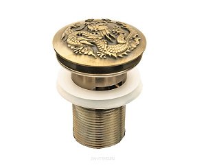Донный клапан без перелива Bronze De Luxe 21984/1 купить в интернет-магазине сантехники Sanbest