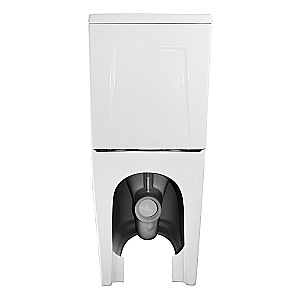 Унитаз напольный Azario Maro AZ-2125 белый, безободковый, с бачком, с крышкой микролифт купить в интернет-магазине Sanbest