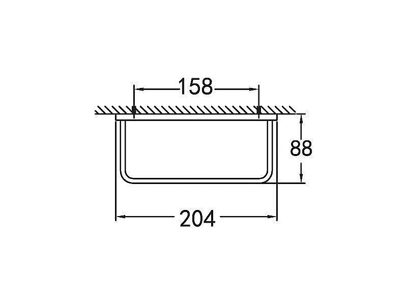 Полотенцедержатель Cezares Maxima AM-F-8915A купить в интернет-магазине сантехники Sanbest