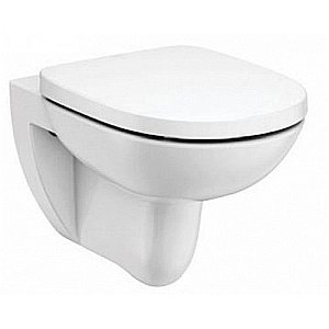 Унитаз подвесной Roca Debba ROUND 893104980 безободковый, с инсталляцией, с крышкой микролифт купить в интернет-магазине Sanbest