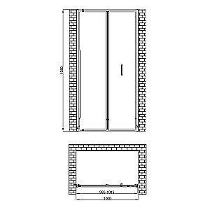 Душевая дверь BERGES LEGOS LS-4 100 062029 прозрачное стекло/профиль хром купить в интернет-магазине Sanbest