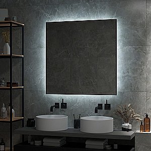 Зеркало ART&MAX SORRENTO 100 AM-Sor-1000-1000-DS-F в ванную от интернет-магазине сантехники Sanbest