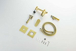 Гигиенический душ Aquatek Оберон AQ1220BG золото шлифованное купить в интернет-магазине сантехники Sanbest