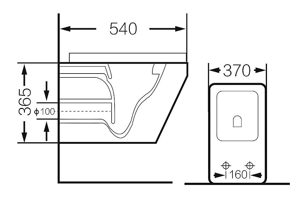 Унитаз подвесной Grossman GR-4440BMS безободковый, с крышкой микролифт, черный матовый купить в интернет-магазине Sanbest