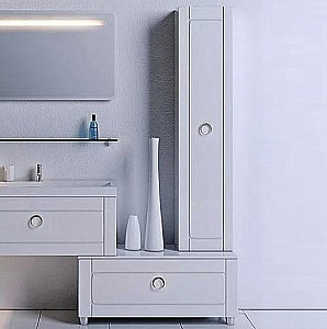 Пенал Aqwella Infinity 35 Inf.05.35 белый для ванной в интернет-магазине сантехники Sanbest