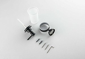 Диспенсер Aquatek Классик AQ4505MB стекло матовое/черный матовый купить в интернет-магазине сантехники Sanbest