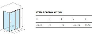 Душевой уголок Excellent Mazo 120х80 стекло прозрачное/профиль хром купить в интернет-магазине Sanbest