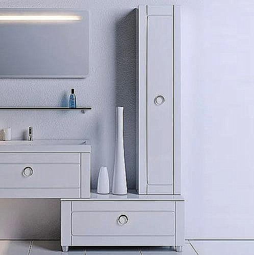 Пенал Aqwella Infinity 35 Inf.05.35 белый для ванной в интернет-магазине сантехники Sanbest