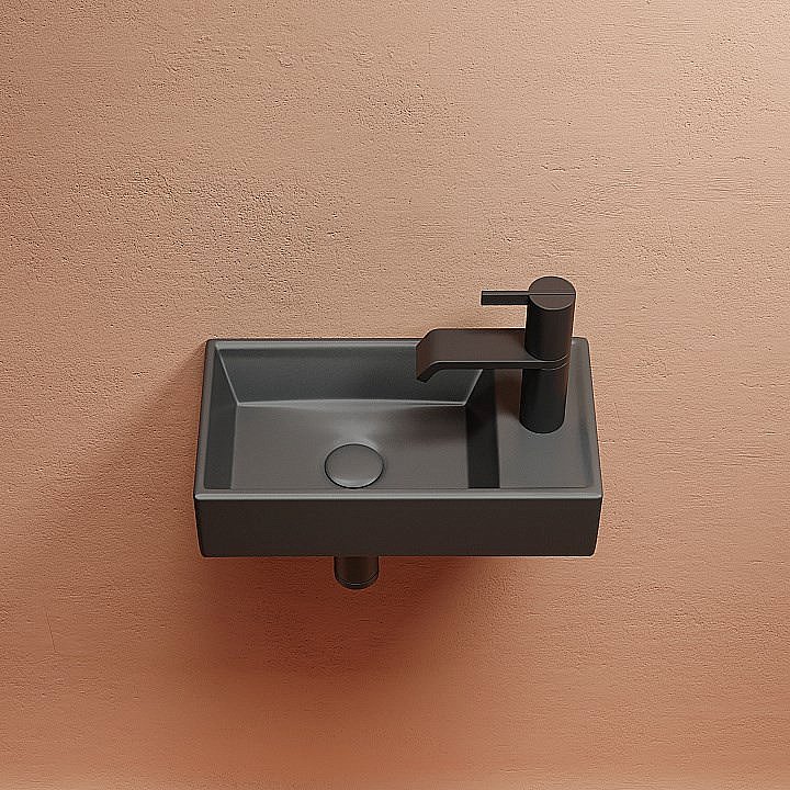 Раковина Ceramica Nova Element CN6051MDH темный антрацит матовый купить в интернет-магазине Sanbest