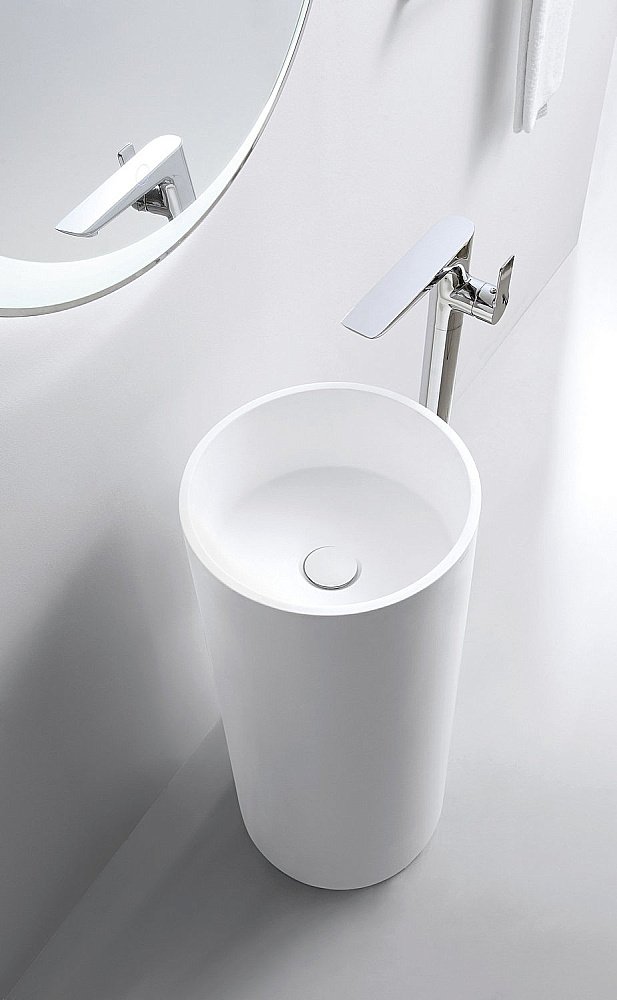 Раковина напольная NT Bagno Siena 45 NT609 белая матовая купить в интернет-магазине Sanbest