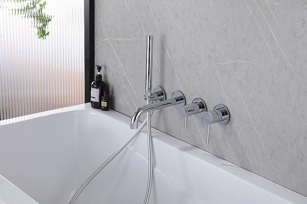 Смеситель для ванны Abber WASSER KREIS AF8130 хром купить в интернет-магазине сантехники Sanbest