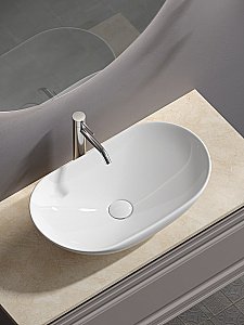 Тумба с раковиной Sancos Very 100 со столешницей, Doha Soft для ванной в интернет-магазине Sanbest