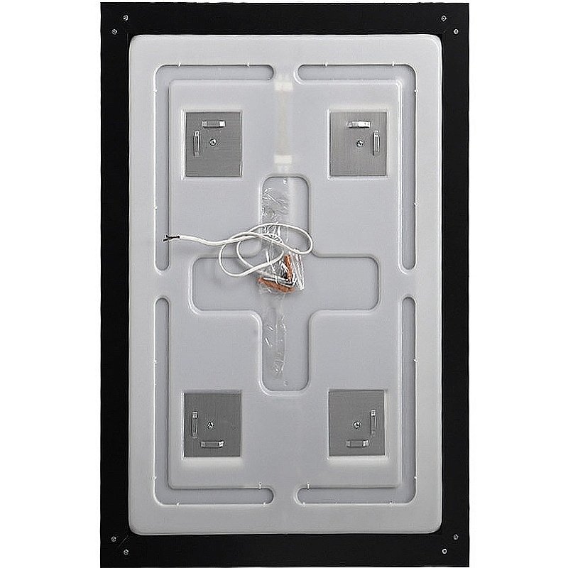 Зеркало BelBagno Kraft SPC-KRAFT-500-800-SENS-NERO черный в ванную от интернет-магазине сантехники Sanbest