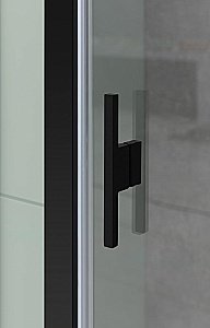 Душевой уголок Allen Brau Priority 3.31036.BBA+3.31042.BBA 140х80 стекло прозрачное/профиль черный брашированный купить в интернет-магазине Sanbest