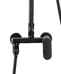 Душевая система Azario ARIZONA AZ-20BR черная матовая купить в интернет-магазине сантехники Sanbest