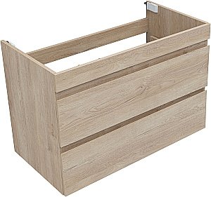 Тумба с раковиной Aquanet Нота New 334199 90 дуб светлый для ванной в интернет-магазине Sanbest