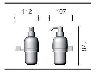 Диспенсер керамика к стене Schein REMBRANDT (062D) купить в интернет-магазине сантехники Sanbest