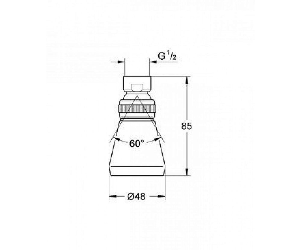 Верхний душ Grohe Relexa Plus 28094000 купить в интернет-магазине сантехники Sanbest